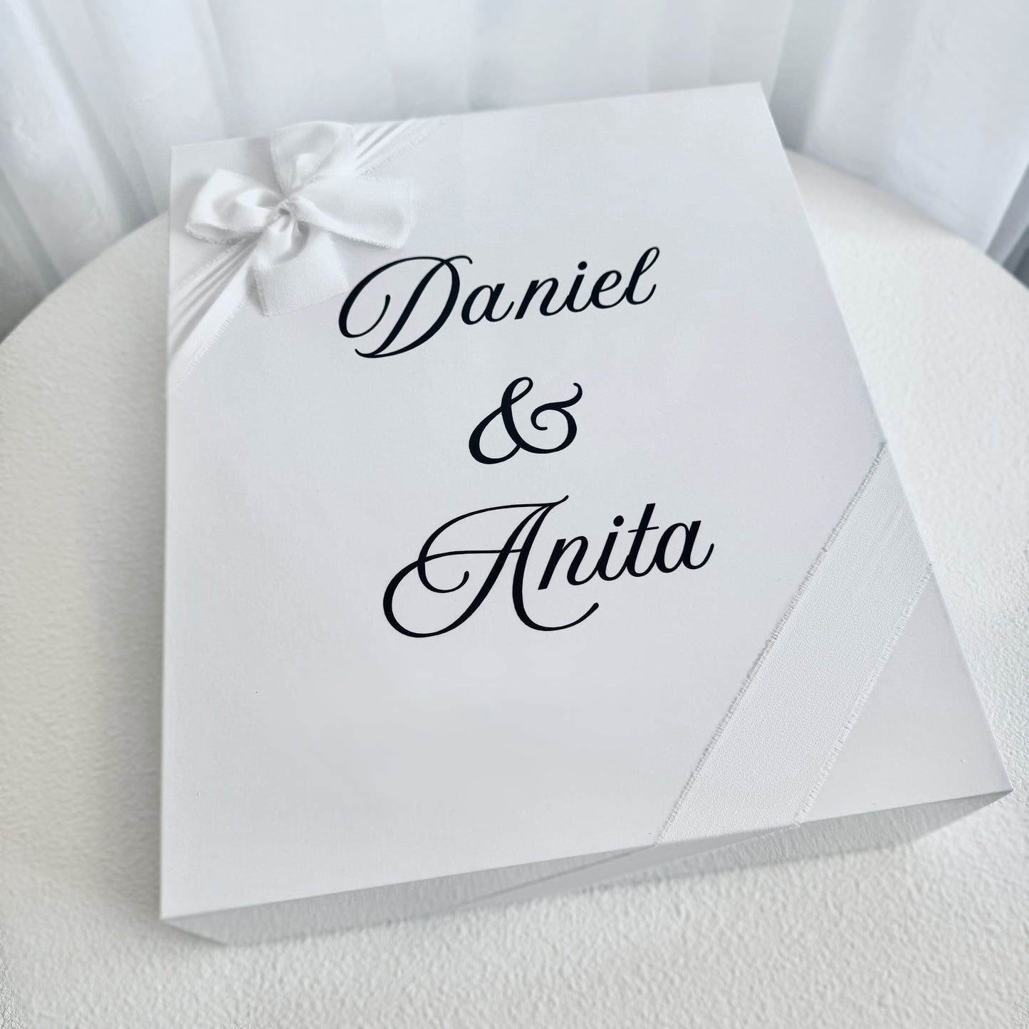 Wedding Unity Candles with Personalised Gift Box