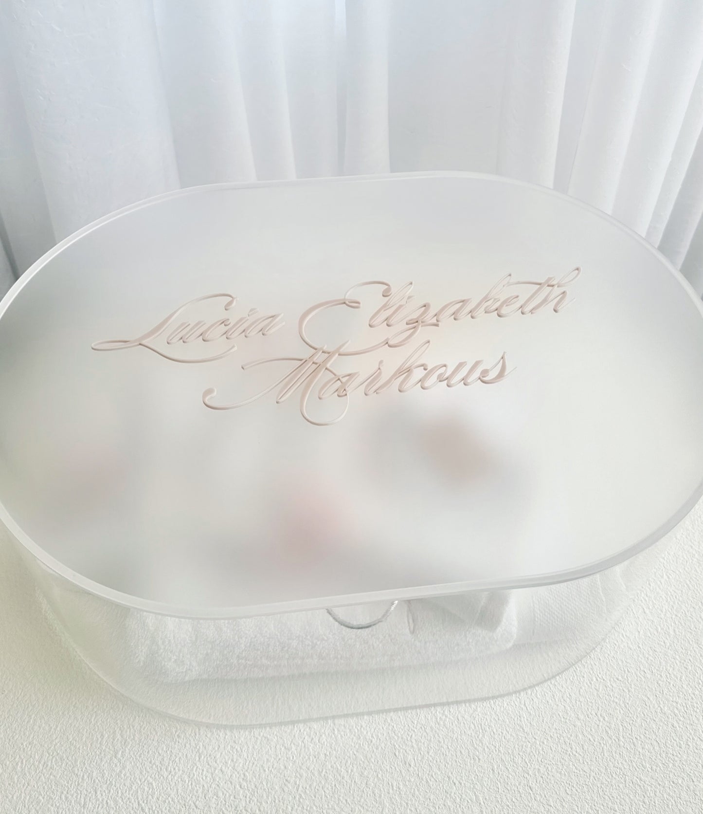 Oval Catholic Baptism Package
