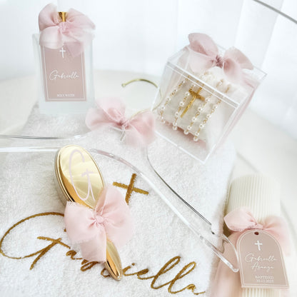 Round Catholic Christening Box Package