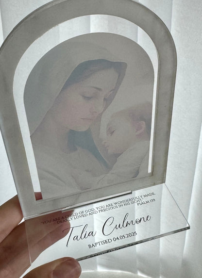 Religious Arch Acrylic Halo Plaque