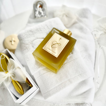 Deluxe Gold Orthodox Christening Box Set - CONTENTS