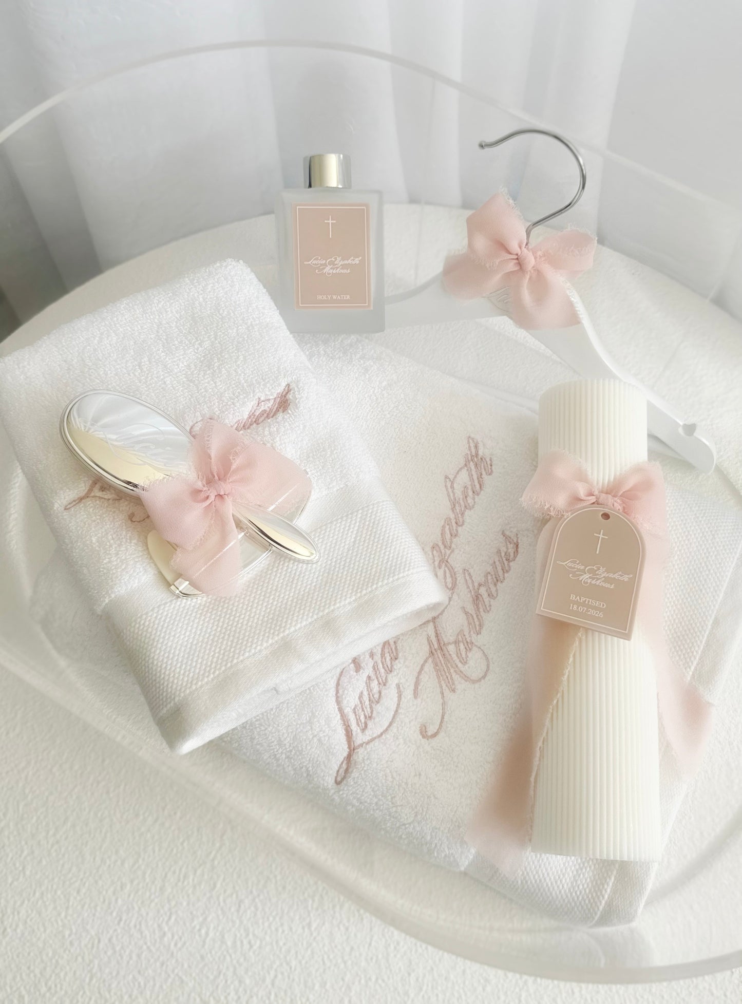 Oval Catholic Baptism Package