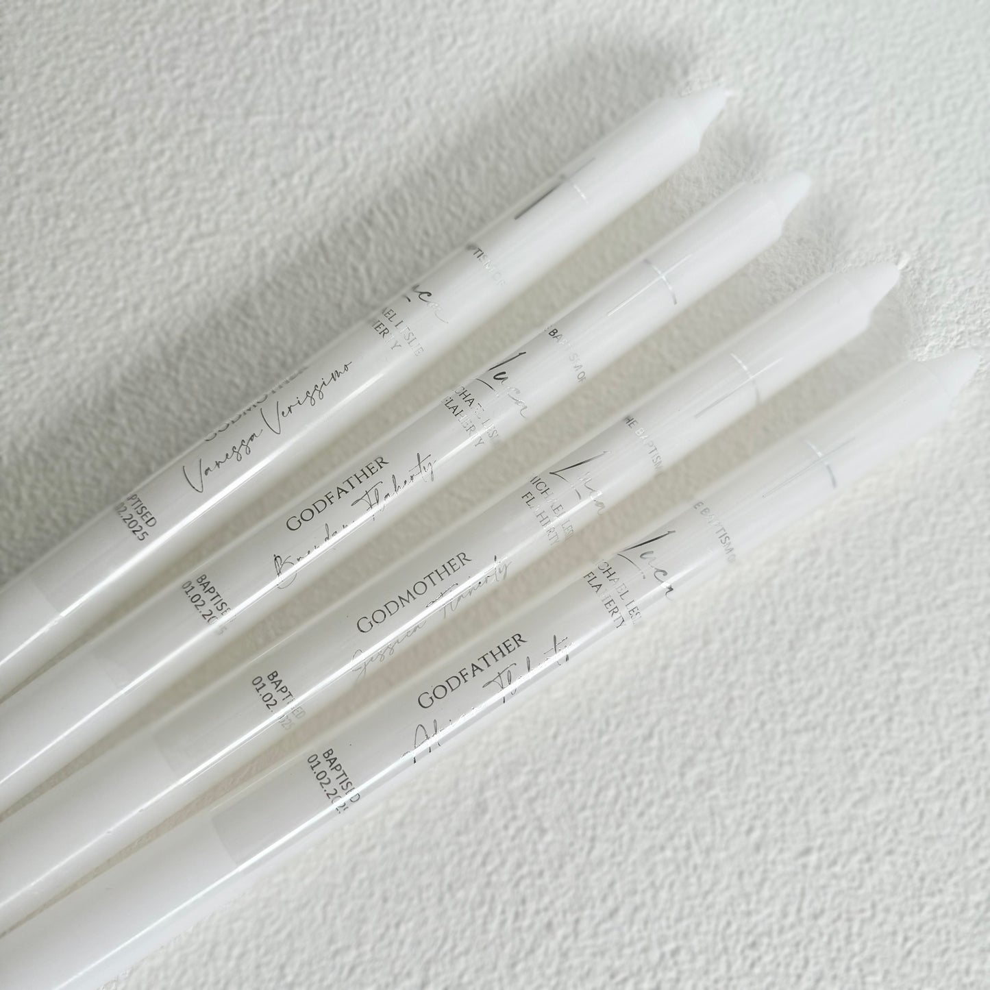 Godparent Taper Candles