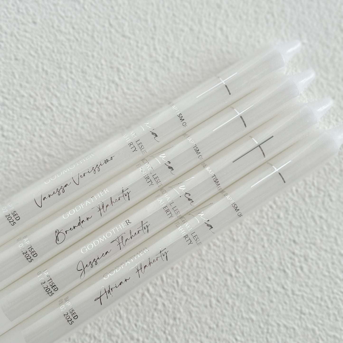 Godparent Taper Candles