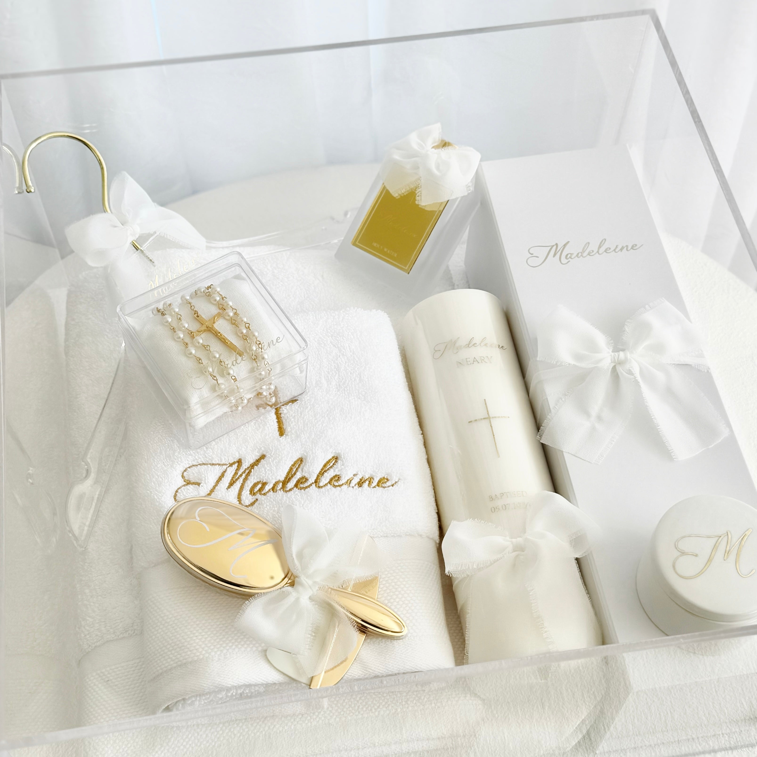 Catholic Christening Box Package with Personalised Acrylic Box – All ...