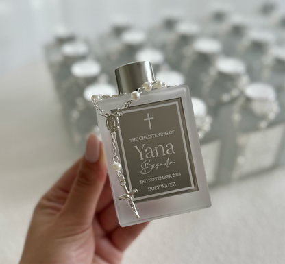 Holy Water Bottles with Rosary - Christening/Holy Communion Favours