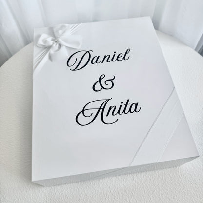 Wedding Unity Candles with Personalised Gift Box