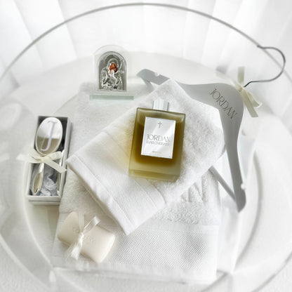 Clear Round Acrylic Christening Box - Clear or Frosted Lid