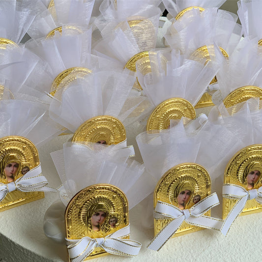 Gold Icon Christening Bomboniere Favours