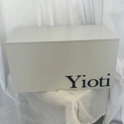 Pastel Grey Personalised Wooden Christening Box